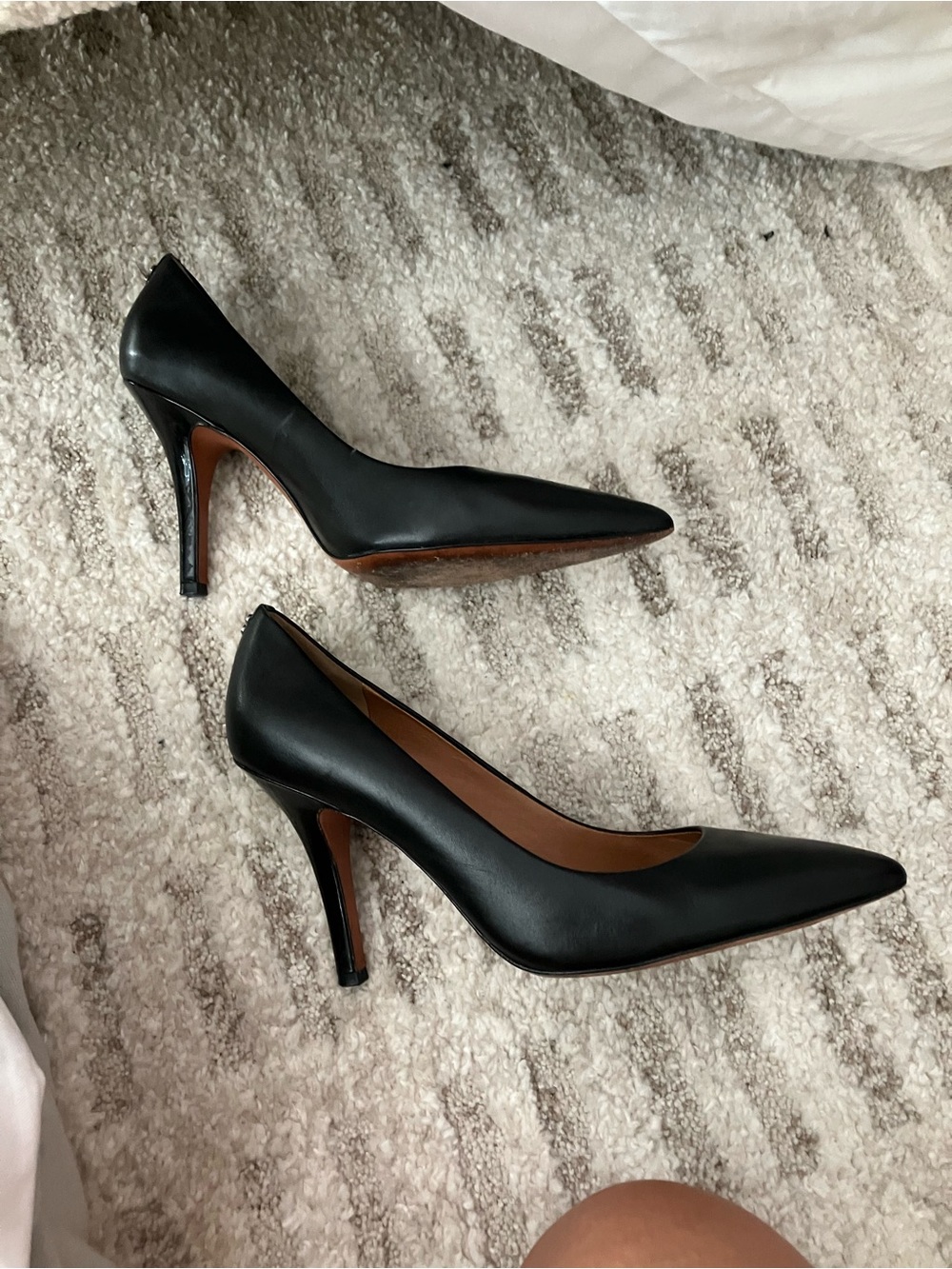 Coach leather pumps